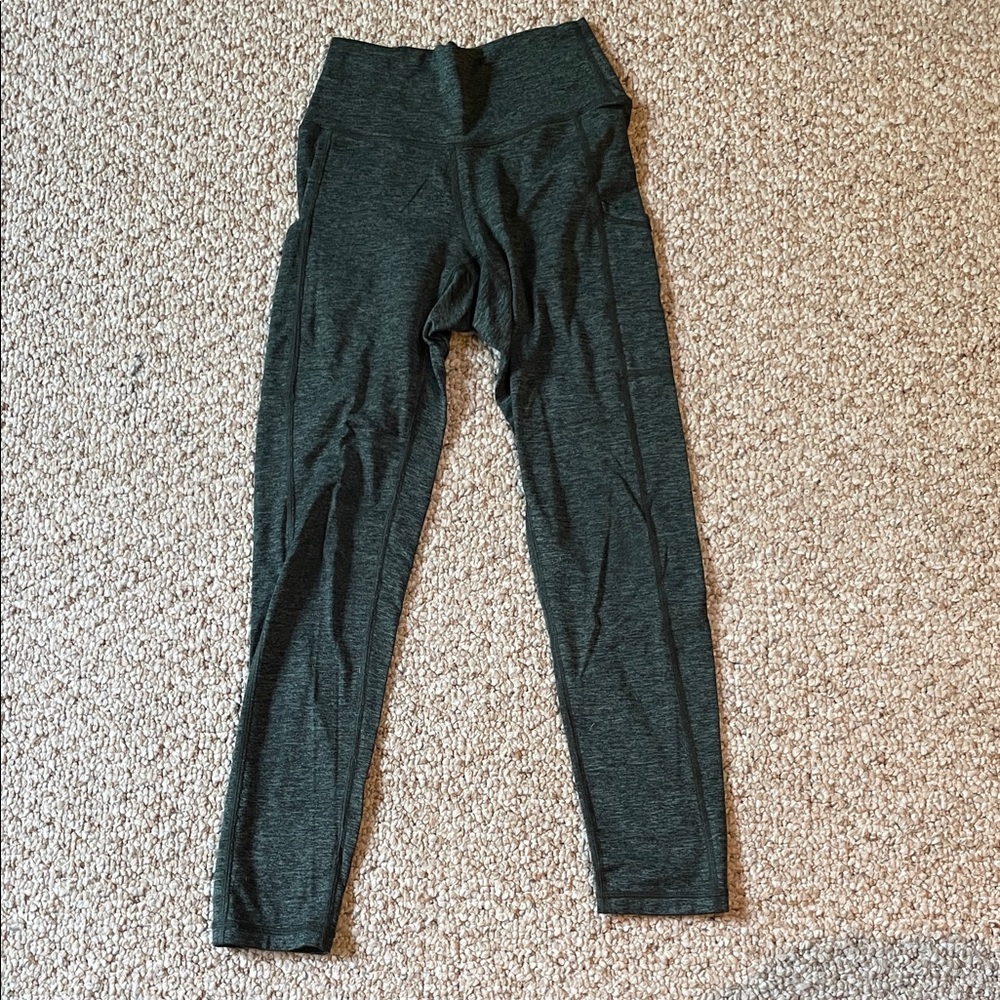 Aerie Dark Green High-Waisted Leggings